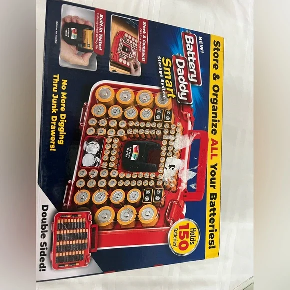 Ontel Storage Organization Ontel Battery Daddy Smart Battery